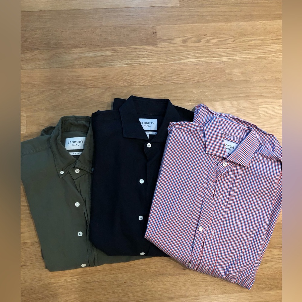 Lot of 3 Ledbury shirts